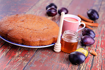 Image showing plum cake