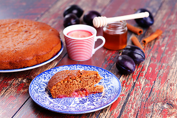 Image showing plum cake