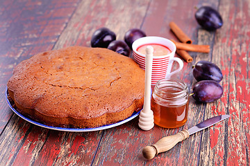 Image showing plum cake