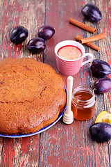 Image showing plum cake