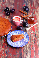 Image showing plum cake