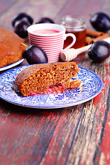 Image showing plum cake