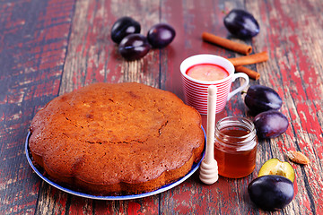 Image showing plum cake