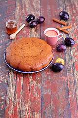 Image showing plum cake