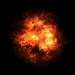 Image showing explosion fire
