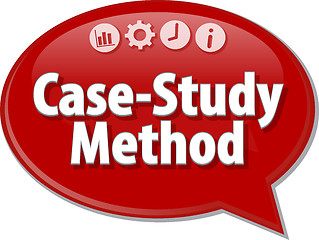 Image showing Case-Study Method  blank business diagram illustration
