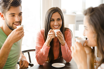 Image showing A coffee with friends