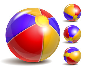 Image showing Beach balls