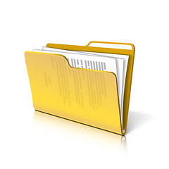 Image showing Folder with papers. 