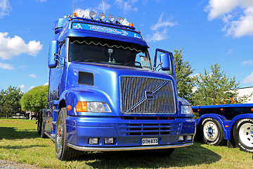 Image showing Blue Volvo NH12 Truck in a Show