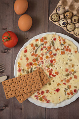 Image showing baked omelette