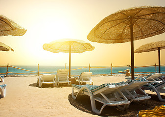 Image showing Beach near sea