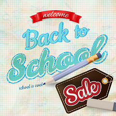 Image showing Back to School Sale. EPS 10