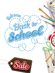 Image showing Back to School Sale. EPS 10