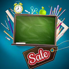 Image showing Back to school sale. EPS 10