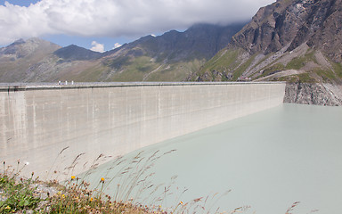 Image showing Dam Grande Dixence - Worlds highest gravity dam