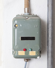 Image showing Old fusebox from the 80s