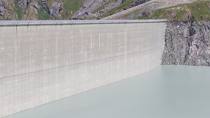 Image showing Dam Grande Dixence - Worlds highest gravity dam