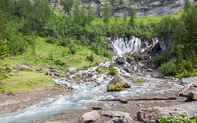 Image showing Waterfall in the forest