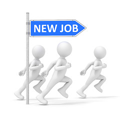 Image showing run for a new job