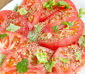 Image showing tomato salad