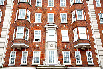 Image showing window in   london old  wall and      historical 