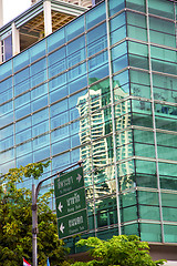 Image showing  bangkok terrace  thailand  in office street signal