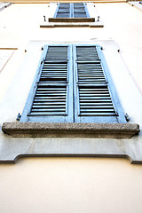 Image showing shutter europe  italy  lombardy      in  the milano old   