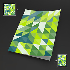 Image showing A4 Business Blank. Abstract Vector Illustration. 