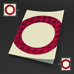 Image showing A4 Business Blank. Abstract Vector Illustration. 