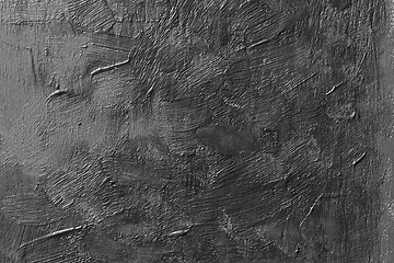 Image showing Grungy Dark Concrete Texture Wall