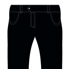 Image showing Black Jeans