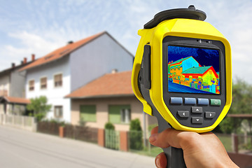 Image showing Recording Heat Loss at the House