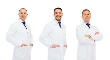 Image showing happy doctors in white coat
