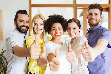 Image showing happy creative team in office