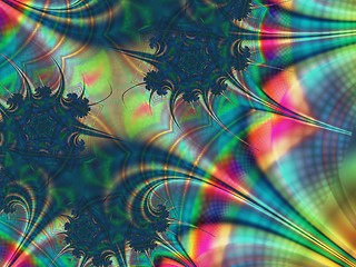 Image showing Colorful fractal