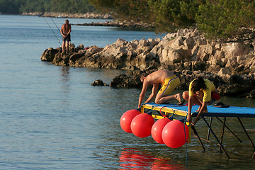 Image showing At the sea