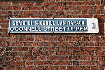 Image showing O'Connell Street in Dublin