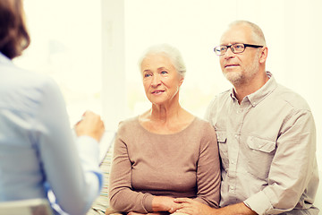 Image showing happy senior couple at home