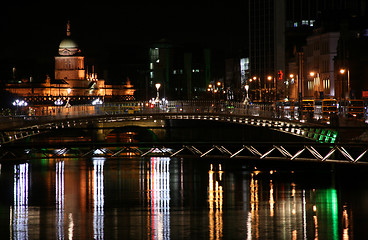 Image showing Dublin in night