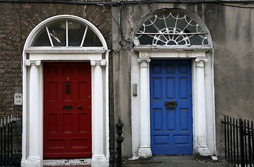 Image showing Dublin doors