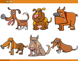 Image showing dogs characters collection