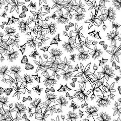 Image showing Seamless Floral Pattern