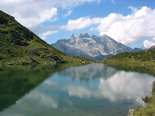 Image showing alpine lake