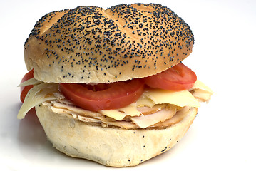 Image showing turkey sandwich