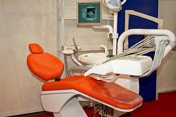 Image showing Dentist chair horizontal