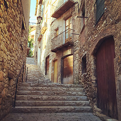 Image showing Historic town of Baga in Catalonia