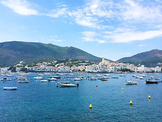 Image showing Beautiful fishing village of Cadaques in Spain