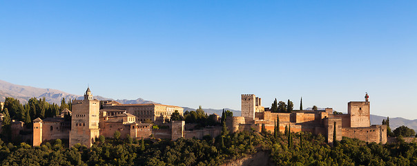 Image showing Alhambra in Granada - Spain