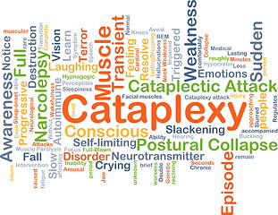 Image showing Cataplexy background concept